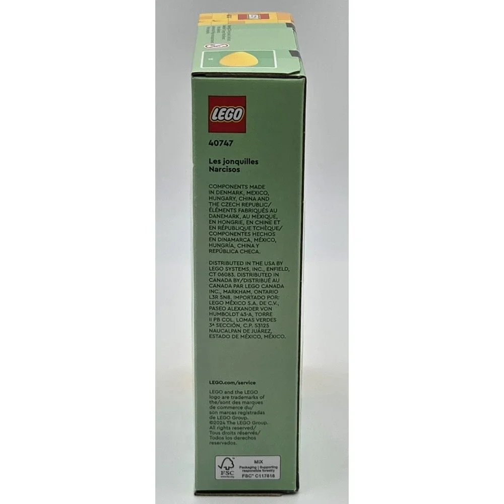 Lego 40747 Daffodils Botanical Collection Flower‎ Building Set New Sealed
